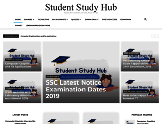 studentstudyhub.com screenshot