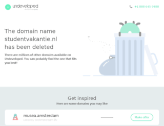 studentvakantie.nl screenshot