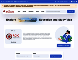 studentvisacanada.co.in screenshot