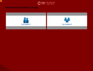 studentvue.cobbk12.org screenshot