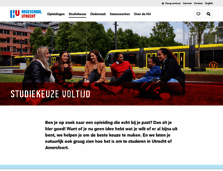 studiekeuze.hu.nl screenshot