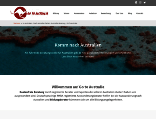 studieren-in-australien.com screenshot