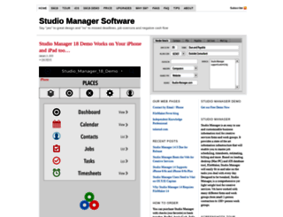 studio-manager.com screenshot