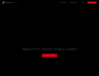 studio.onepeloton.co.uk screenshot