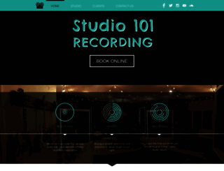 studio101recording.com screenshot