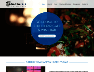 studio1212cafe.com screenshot