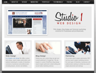 studio1webdesign.com screenshot