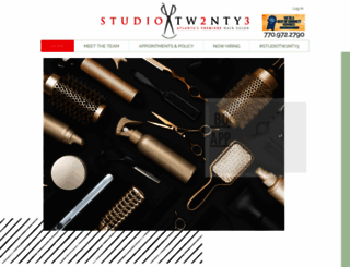 studio23hairdesign.com screenshot