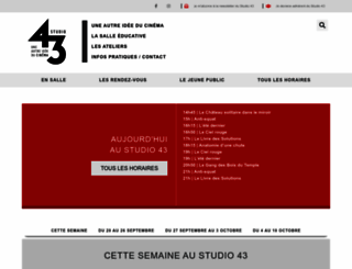studio43.fr screenshot
