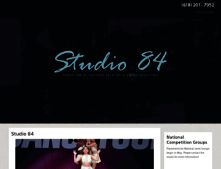 studio84dance.com screenshot