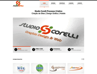 studiocorelli.com.br screenshot