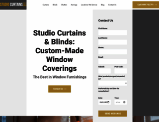 studiocurtains.com.au screenshot
