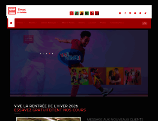 studiodansemontreal.com screenshot