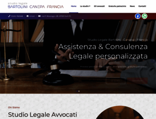 studiolegalebartolini.it screenshot