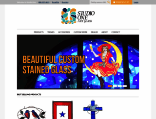 studiooneartglass.com screenshot