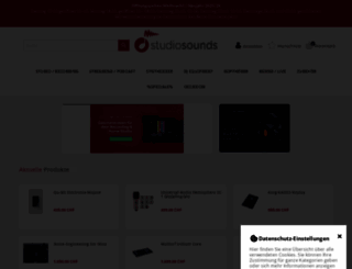 studiosounds.ch screenshot