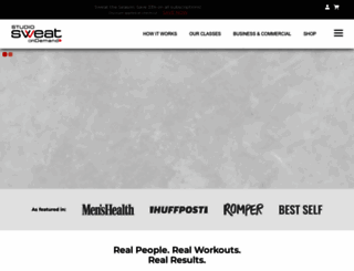 studiosweatondemand.com screenshot