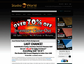 studioworldbackdrops.com screenshot