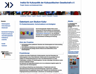 studium-kultur.de screenshot