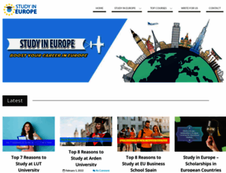 study-in-europe.in screenshot