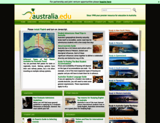 study.australia.edu screenshot