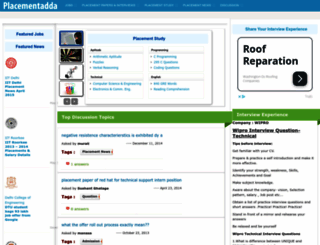 study.placementadda.com screenshot
