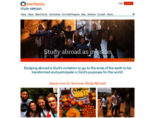 studyabroad.intervarsity.org screenshot