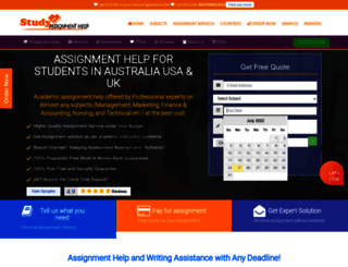 studyassignmenthelp.com screenshot