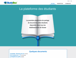 studybox.ch screenshot