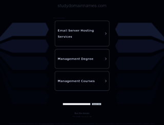 studydomainnames.com screenshot