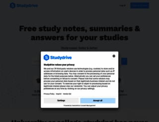 studydrive.net screenshot
