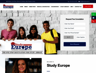 studyeurope.in screenshot