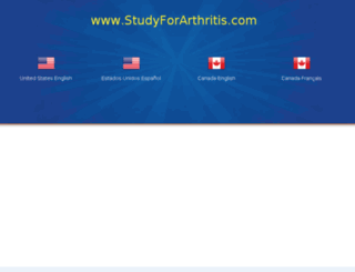 studyforarthritis.com screenshot