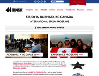 studyinburnaby.ca screenshot