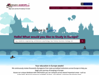 studyineurope.eu screenshot