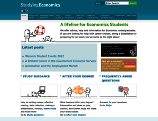 studyingeconomics.ac.uk screenshot