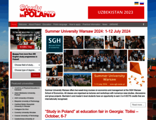 studyinpoland.pl screenshot