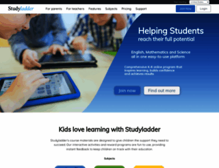 Studyladder, online english literacy & mathematics. Kids activity games,  worksheets and lesson plans.