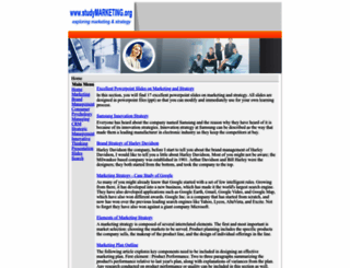 studymarketing.org screenshot
