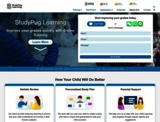 studypuglearning.com screenshot