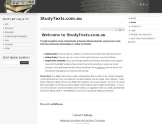 studytexts.com.au screenshot