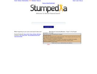 stumpedia.com screenshot