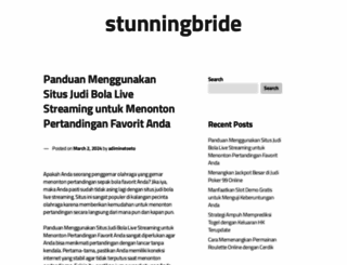 stunningbride.org screenshot