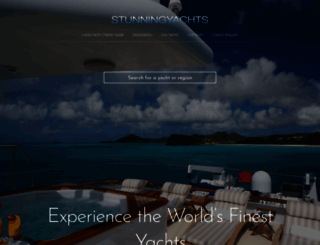 stunningyachts.com screenshot