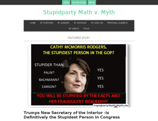 stupidpartymathvmyth.com screenshot