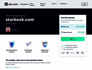 sturbock.com screenshot