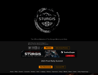 sturgismotorcyclerally.com screenshot