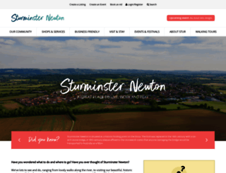 sturminster-newton.org.uk screenshot