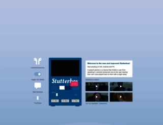 stutterbox.co.uk screenshot