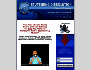 stutteringdissolution.com screenshot